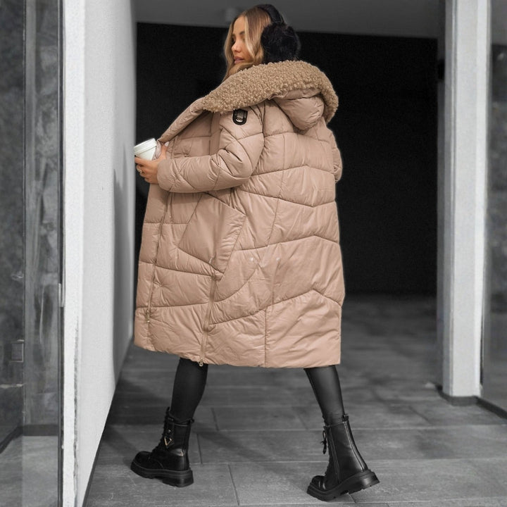 Manteau matelassé à capuche pour une élégance hivernale