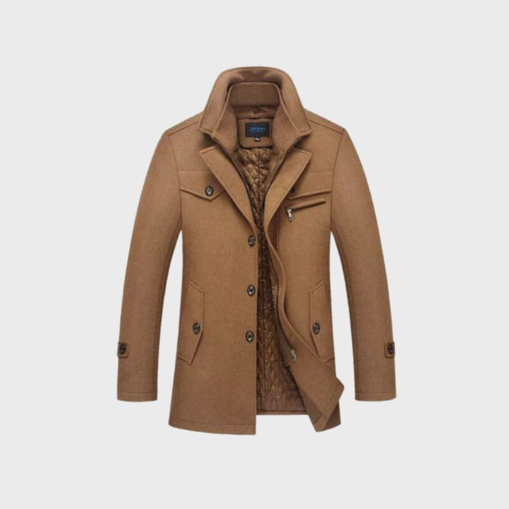 Manteau classique en laine