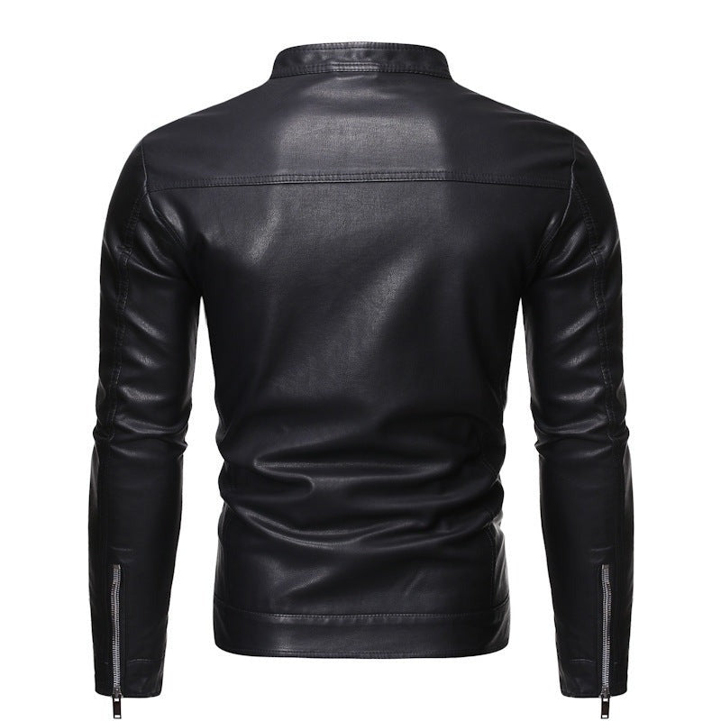 Veste en cuir au confort raffiné