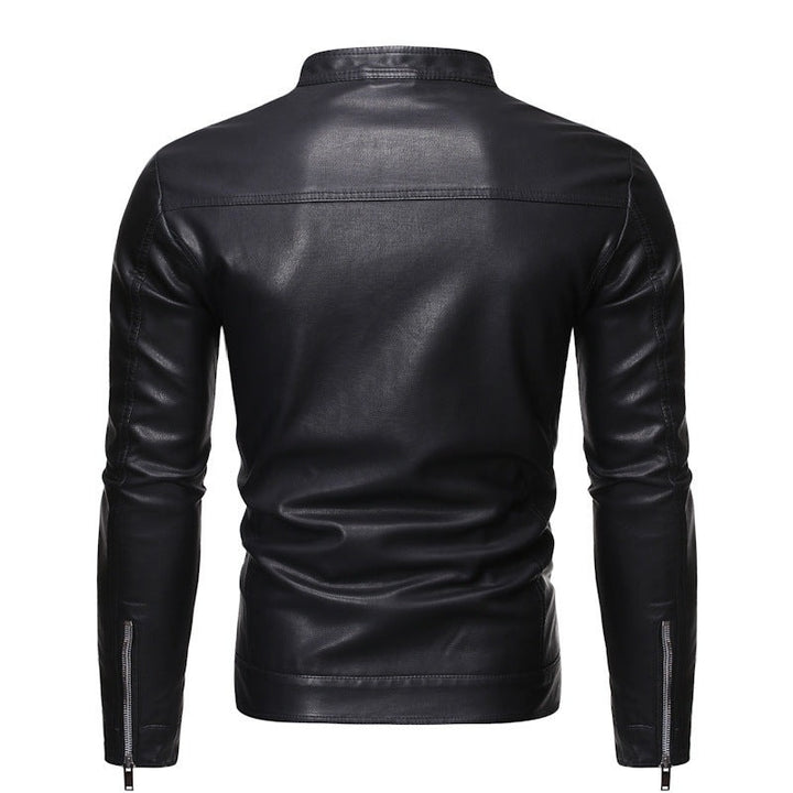 Veste en cuir au confort raffiné