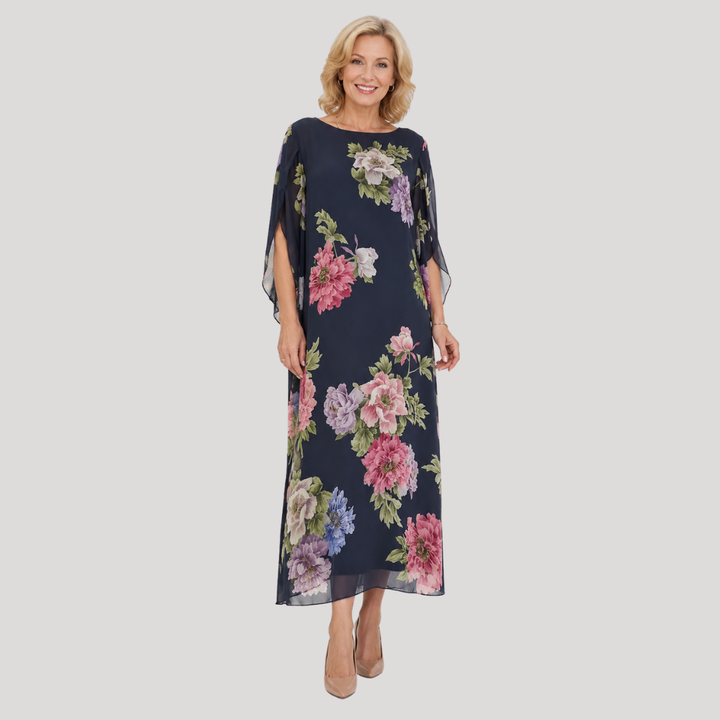 Margherita | Maxi Dress Midnight Bloom