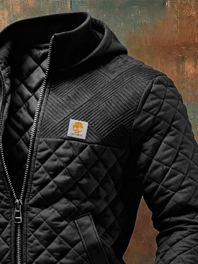 Veste matelassée rétro pour homme