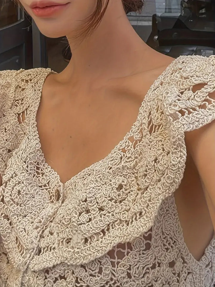 Cardigan détail découpé