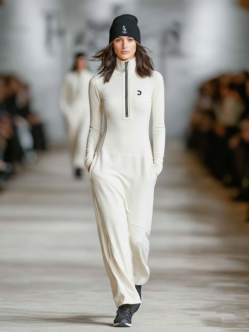 Robe de sport pour femme en mélange de coton