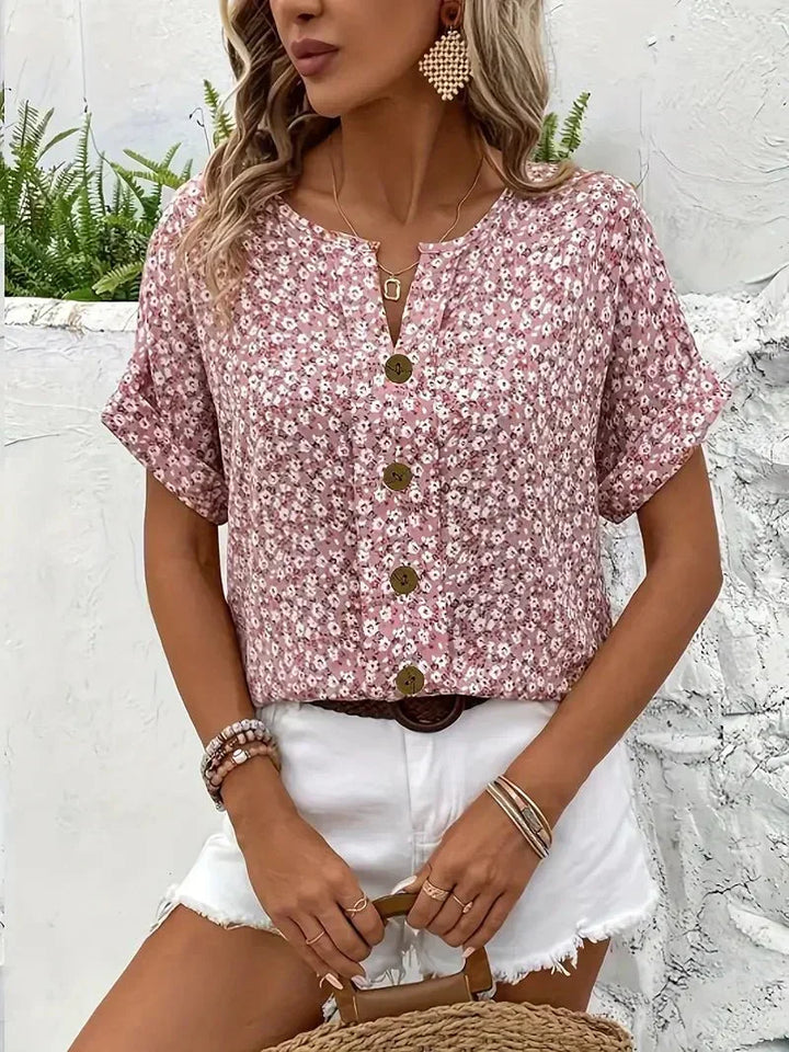 Antonietta | Wildflower Notch Blouse