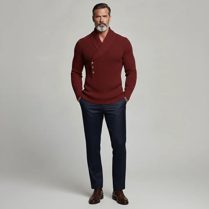 Pull en maille décontracté pour homme
