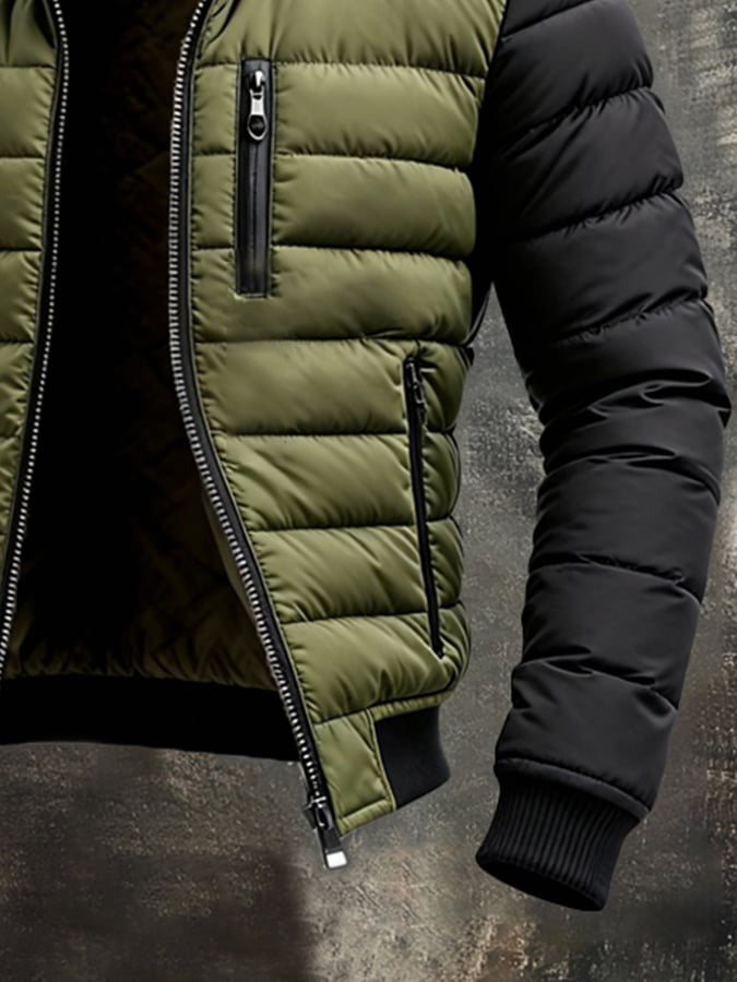 Veste matelassée zippée pour homme