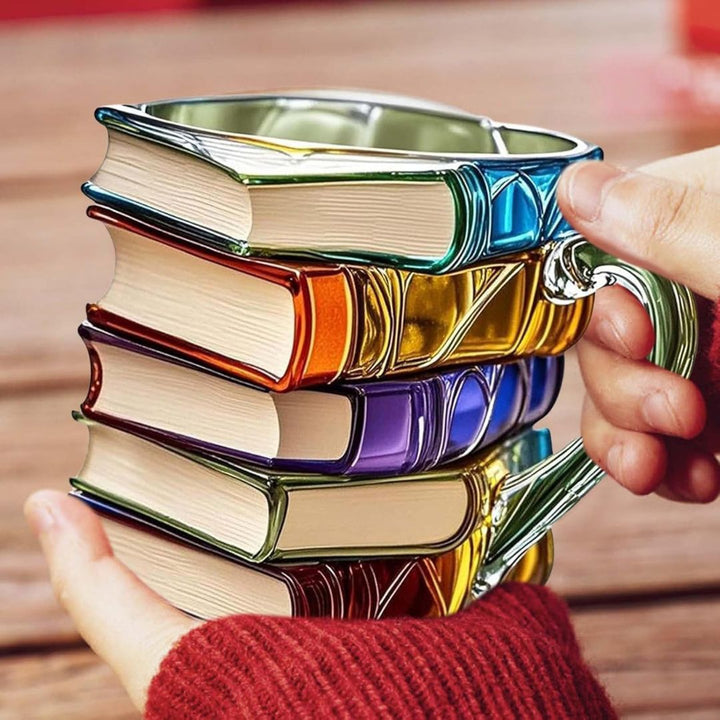 Mug de Livre 3D Fait Main Unique - Pièce Unique