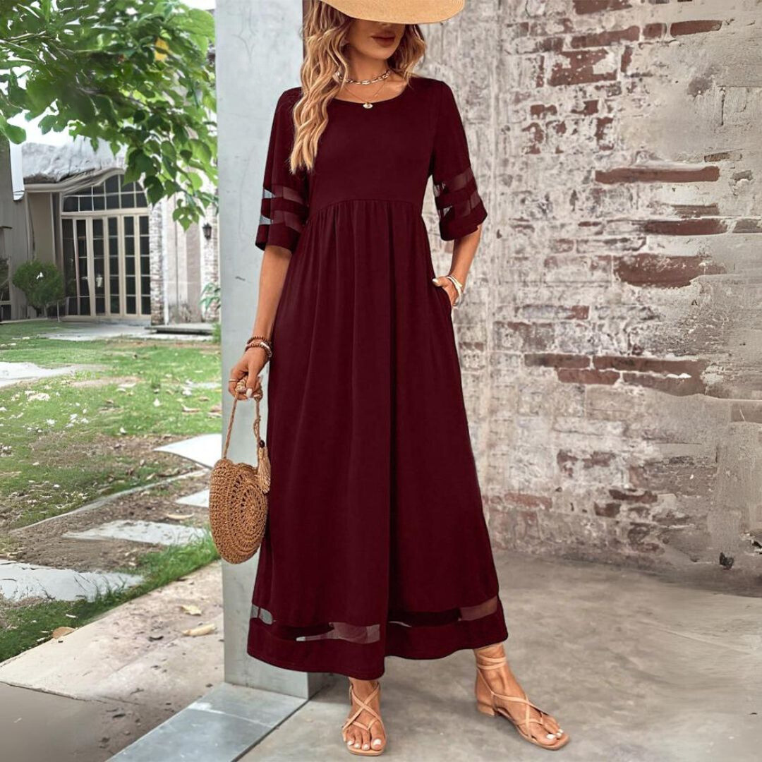 Giovanna | Flattering Midi Dress that Slims the Belly