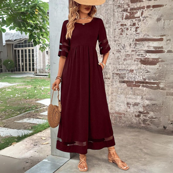 Giovanna | Flattering Midi Dress that Slims the Belly