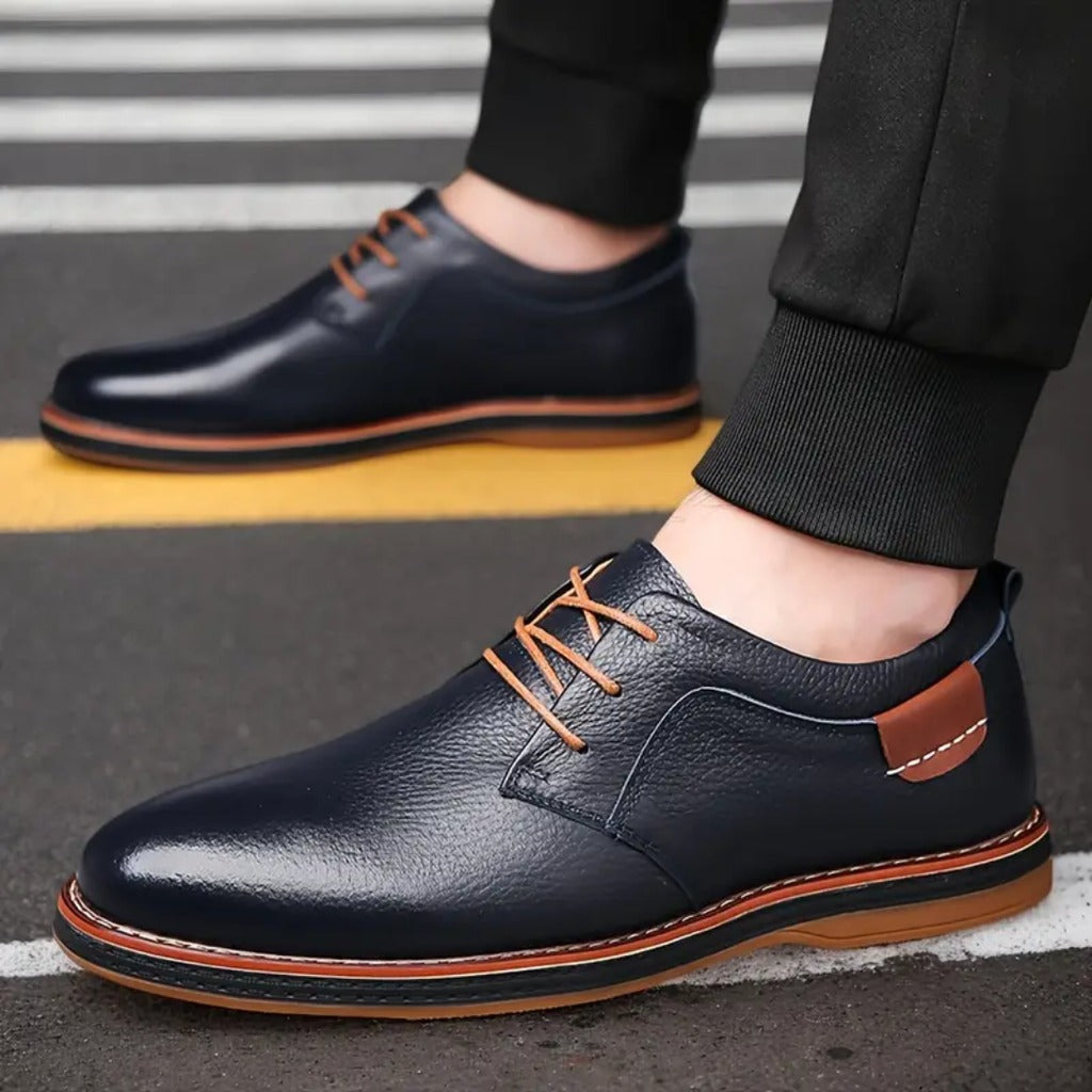 Alfredo - Chaussures en cuir véritable