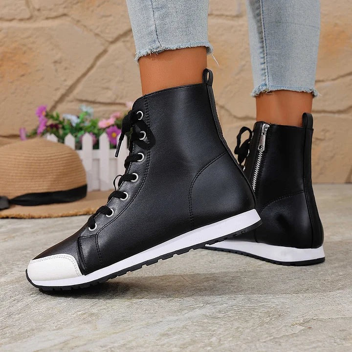 Bottines confort à fermeture éclair