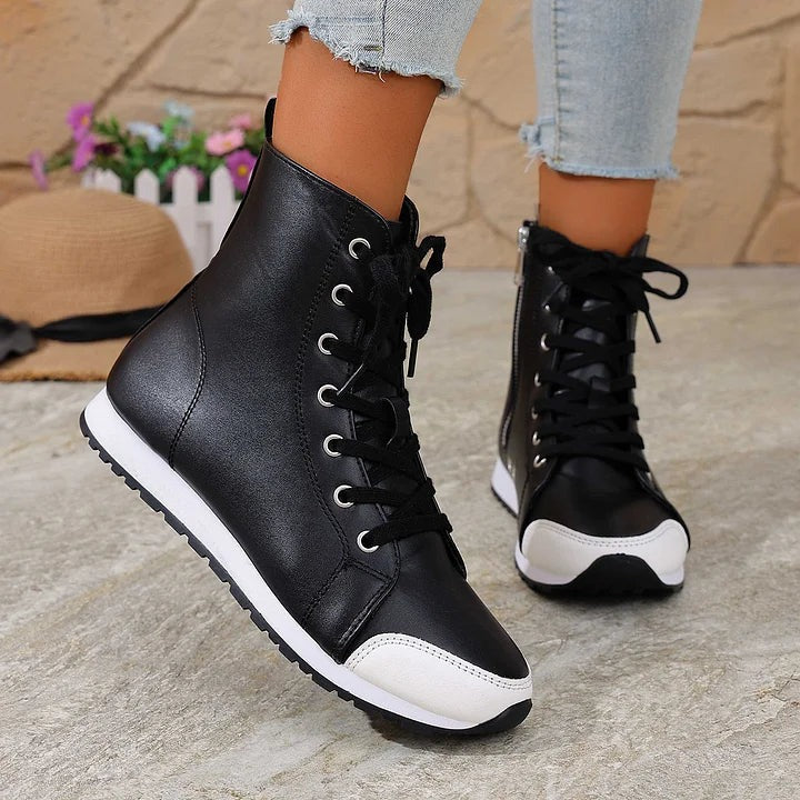 Bottines confort à fermeture éclair
