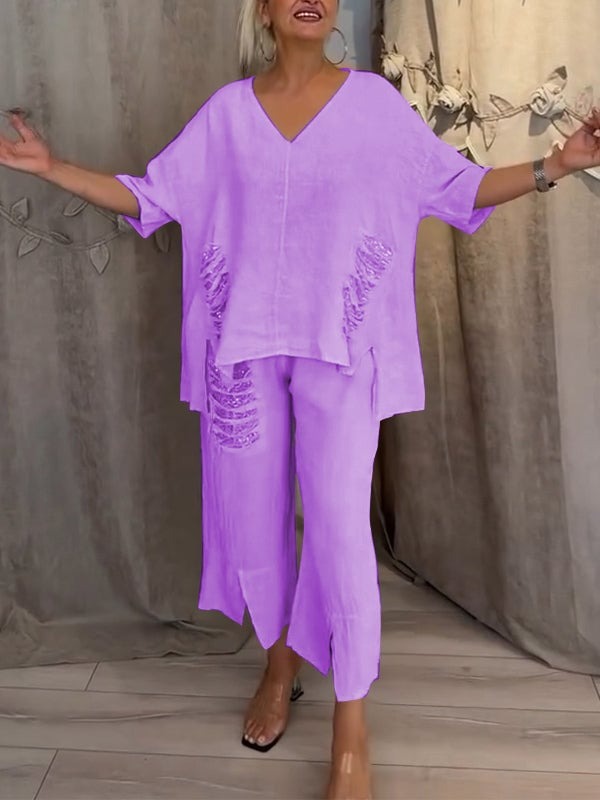 Bianca | Tenue d'été deux pièces fluide et légère