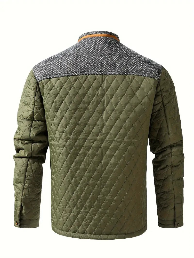Veste matelassée chaude à col montant