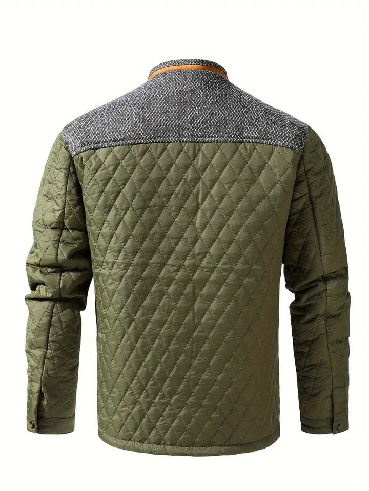 Veste matelassée chaude à col montant