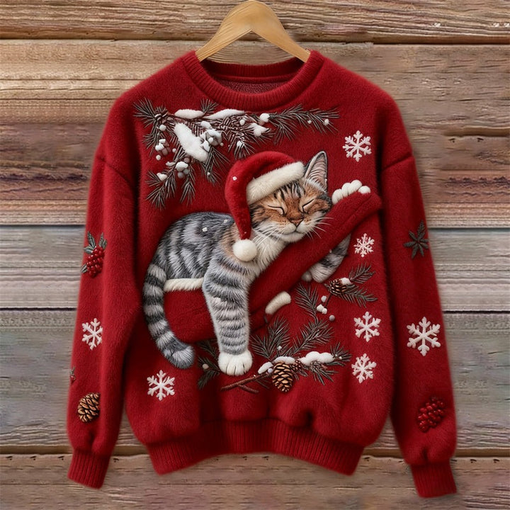 Pull chats de Noël