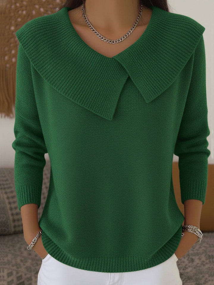 Pull chaud à col doux
