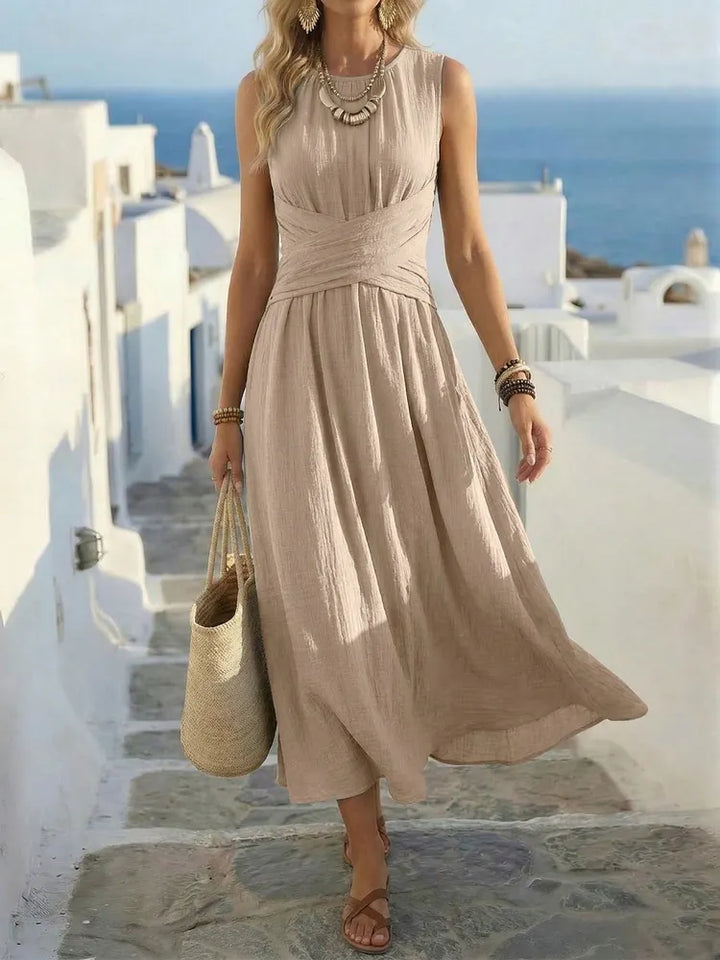 Sage | Vestido A-Line sin mangas Boho