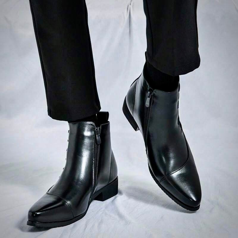 BOTTINES EN CUIR SAMUEL THATCHER