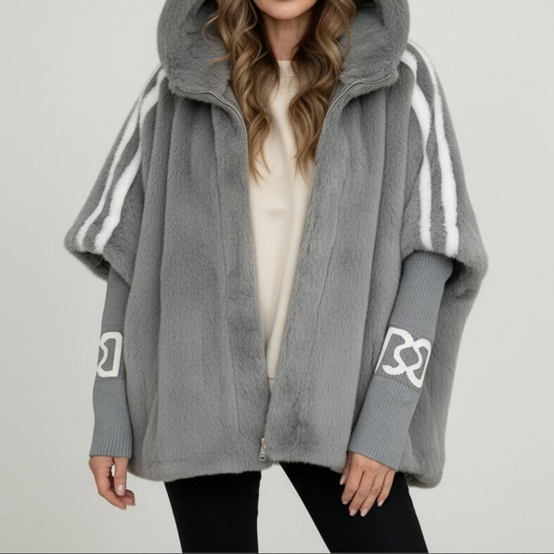 Manteau Teddy à capuche chaud