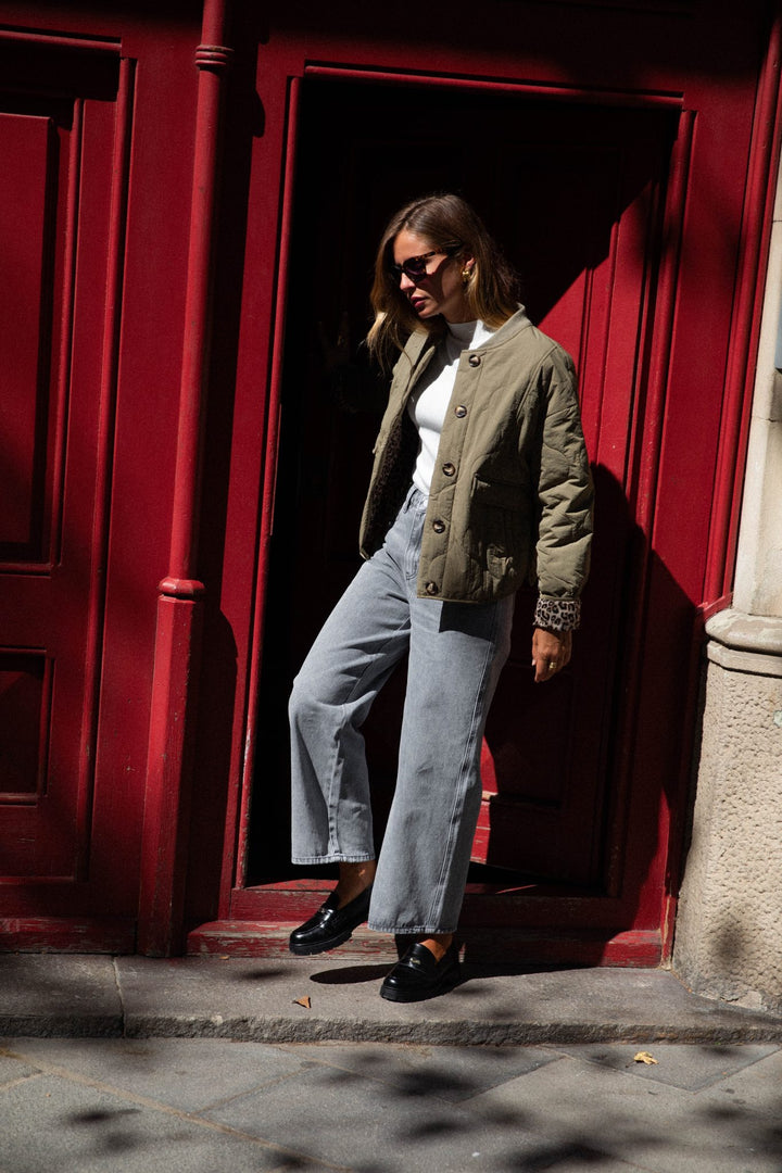 Veste intérieur léopard