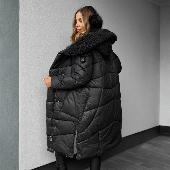 Manteau matelassé à capuche pour une élégance hivernale
