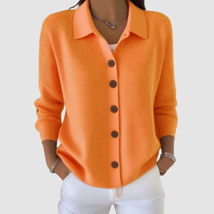 Joanna | Cardigan en Maille avec Boutons