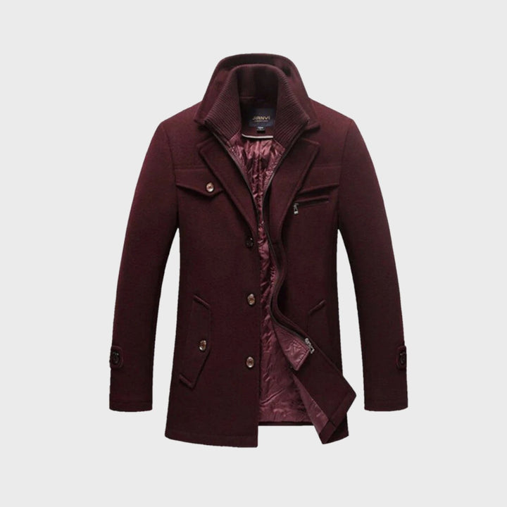 Manteau classique en laine