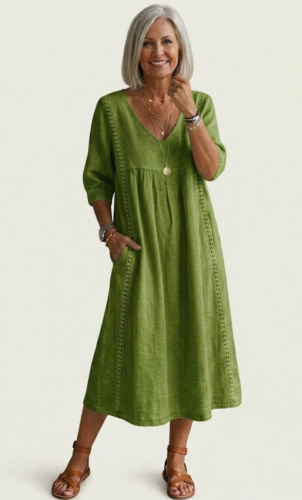 Elegant A-Line Maxi Dress Carmela