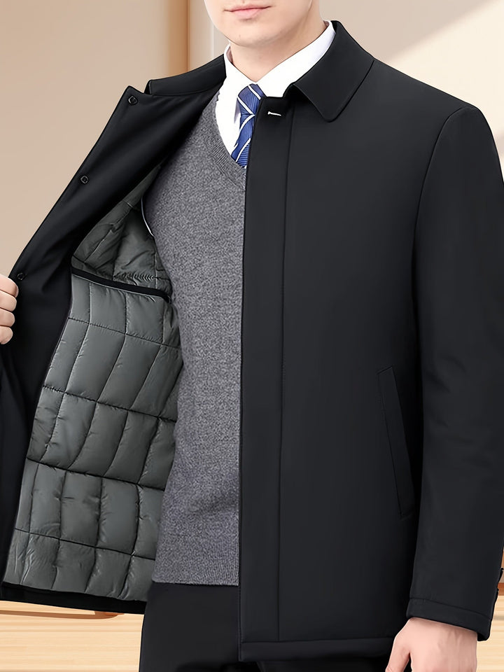 Reversible Collar Zipper Jacket