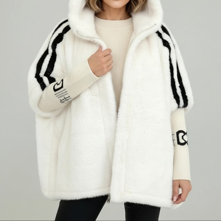 Manteau Teddy à capuche chaud