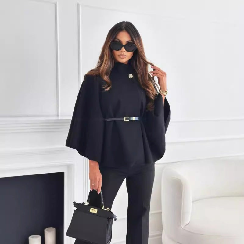Veste papillon chic avec ceinture