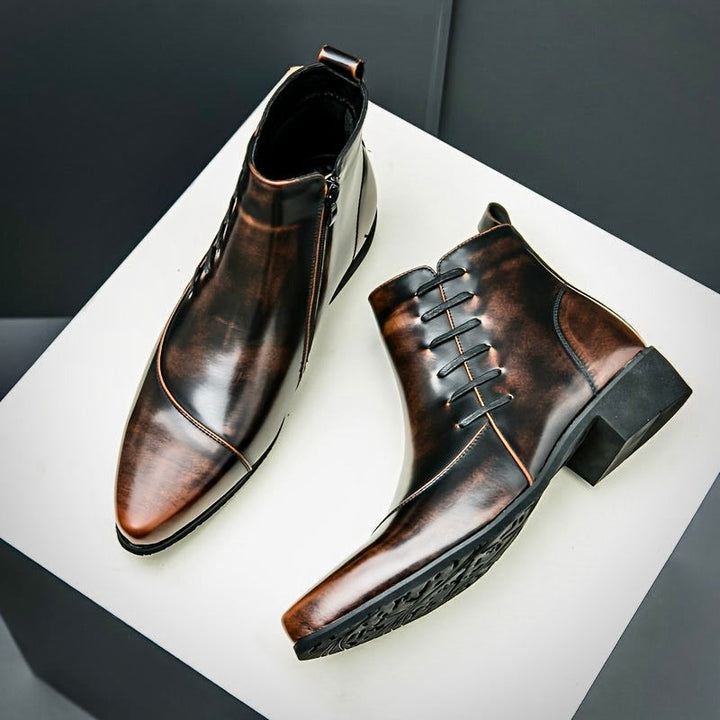 BOTTINES EN CUIR SAMUEL THATCHER