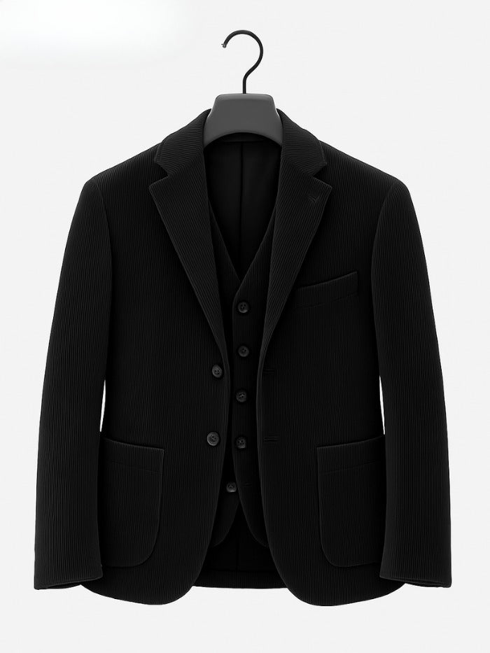 Costume 2 pièces : Blazer et gilet en velours