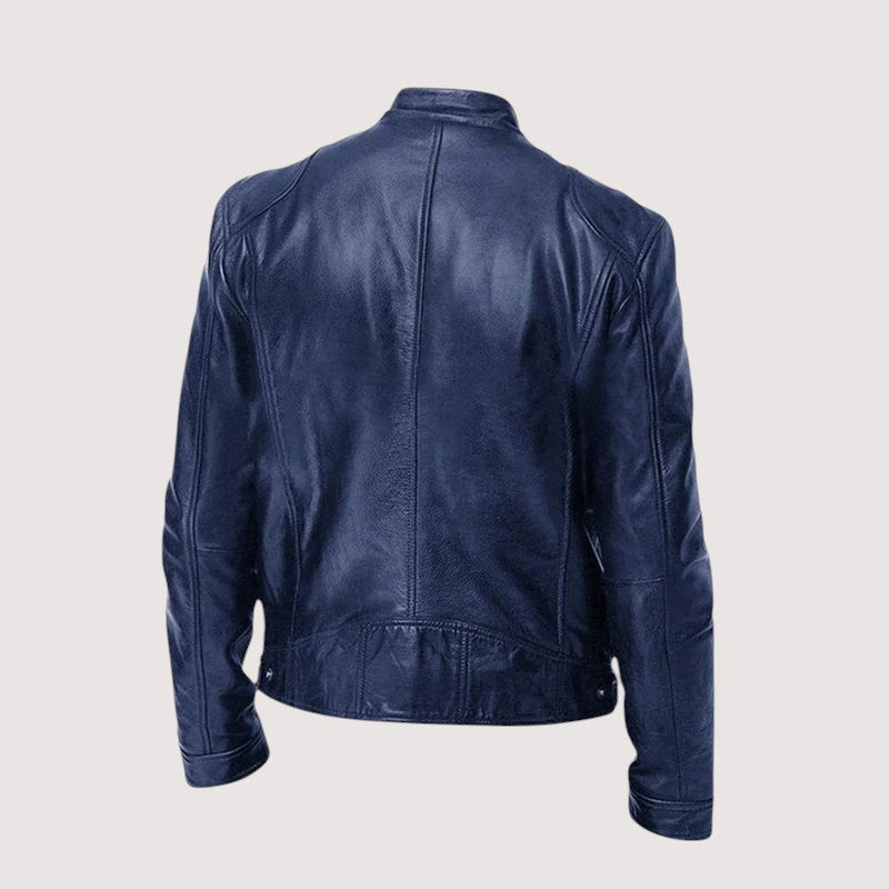 Veste en cuir pour homme