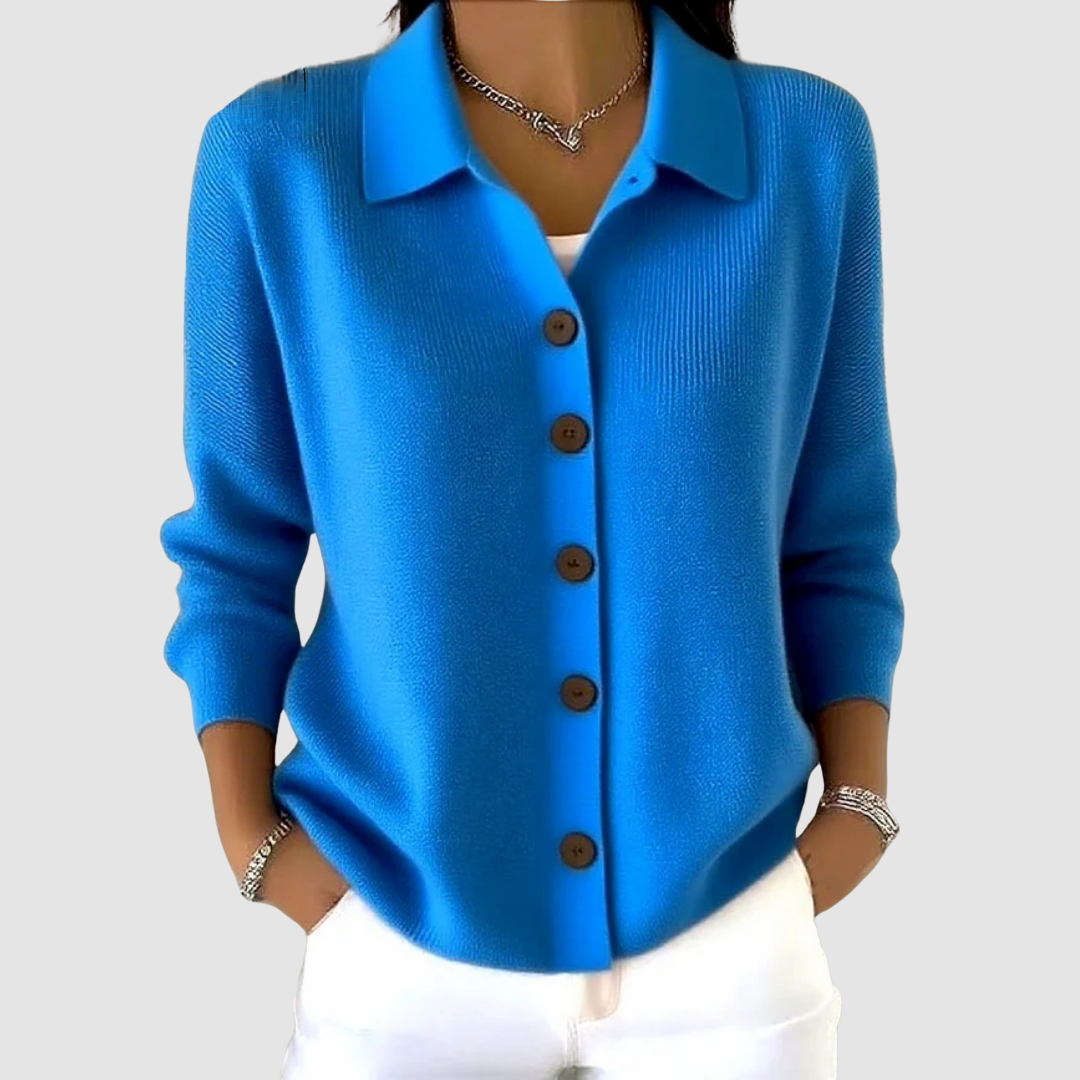 Joanna | Cardigan en Maille avec Boutons