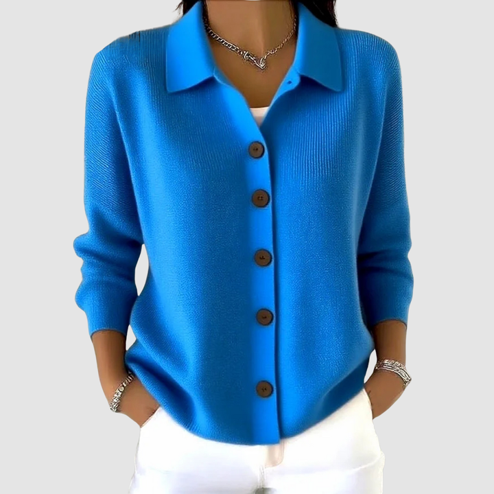 Joanna | Cardigan en Maille avec Boutons