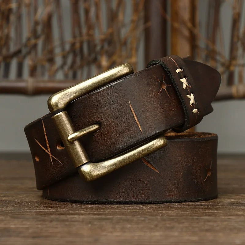 Ceinture en cuir de buffle