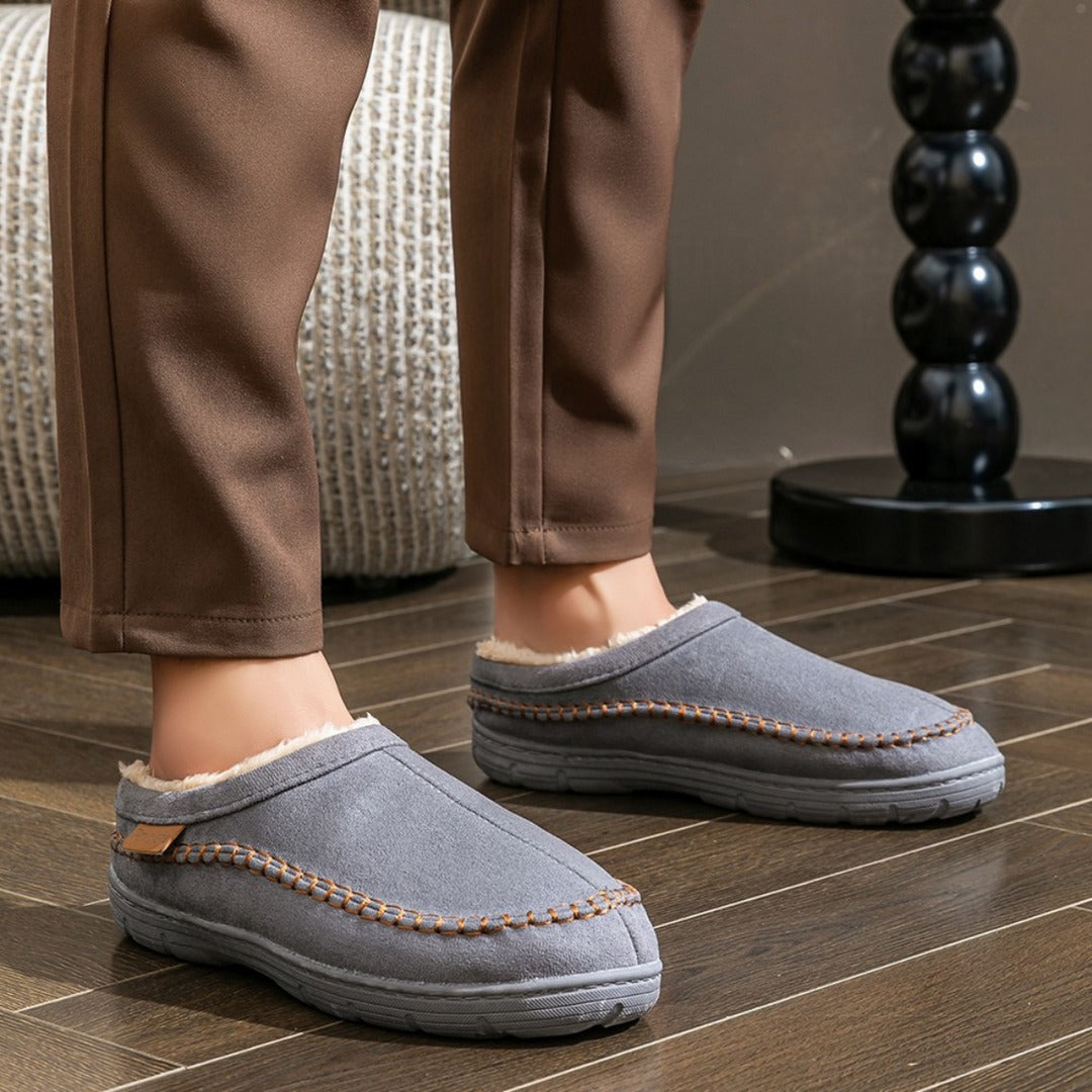 Chaussons doublure polaire pour homme