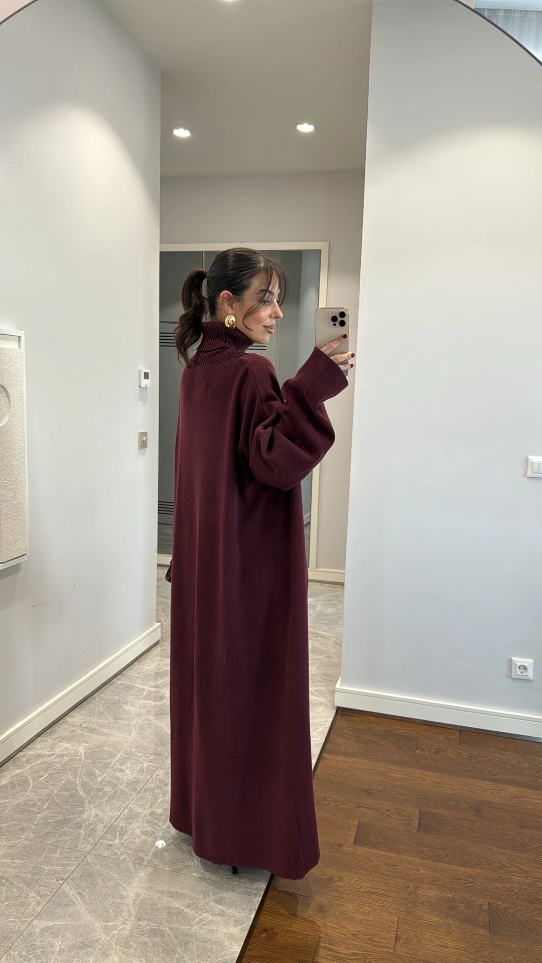 Ensemble robe et cardigan en maille
