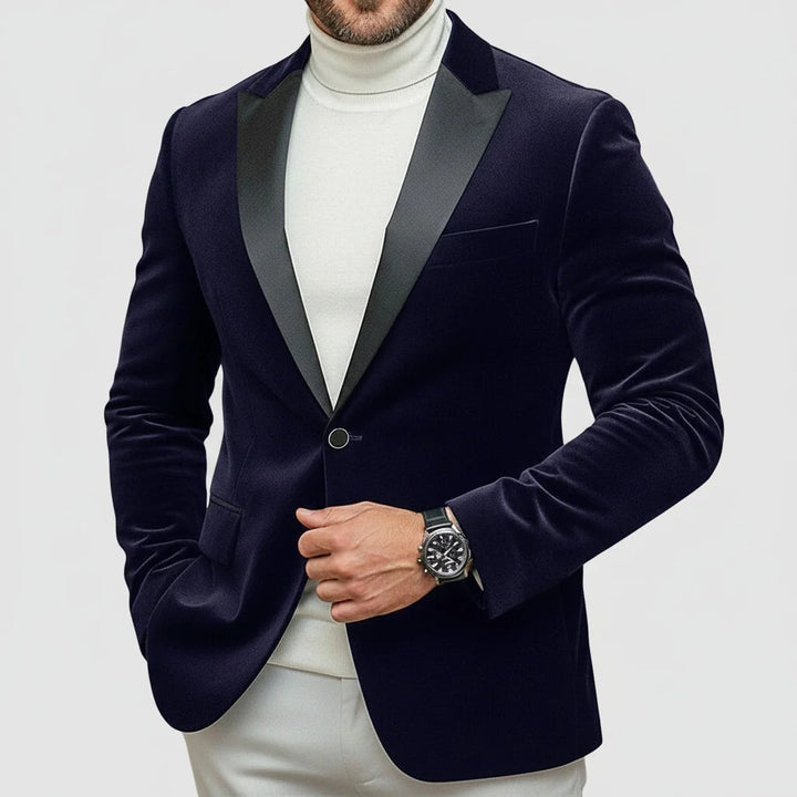 Blazers d'affaires pour hommes en velours