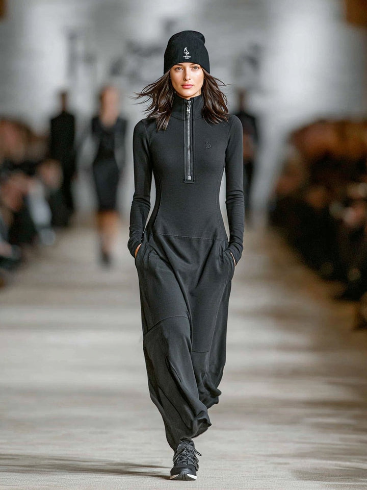 Robe de sport pour femme en mélange de coton