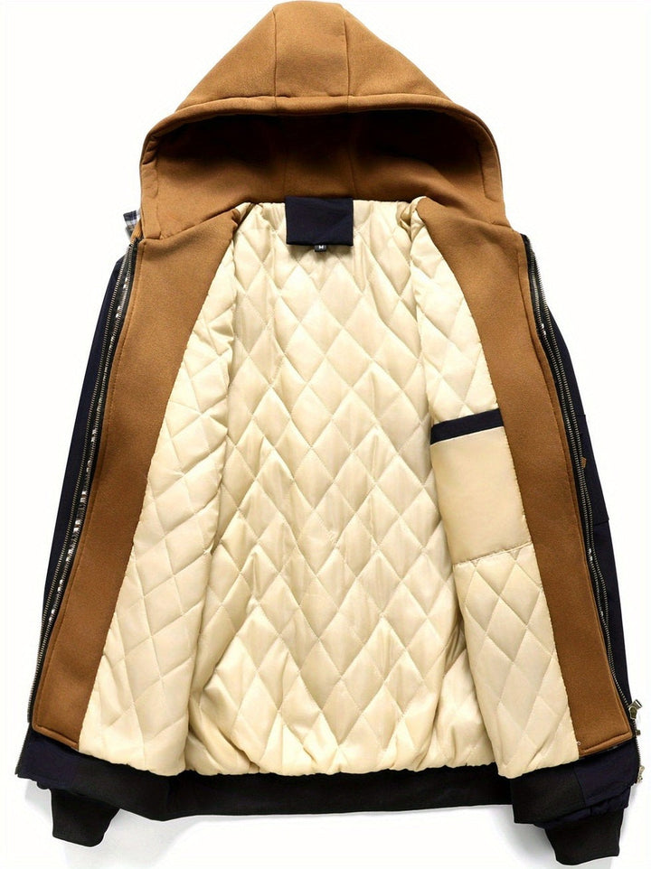 Veste bomber rembourrée à capuche