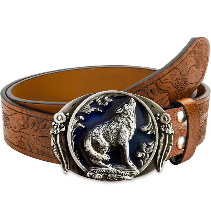 Midnight Wolf Belt