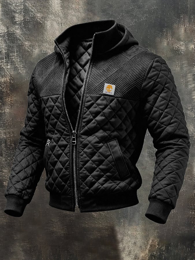 Veste matelassée rétro pour homme
