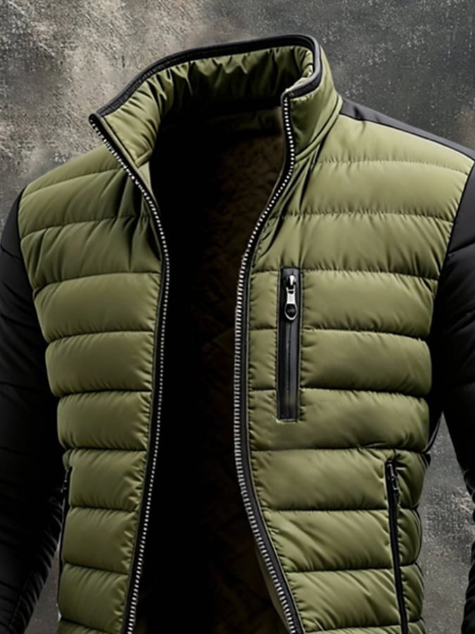 Veste matelassée zippée pour homme