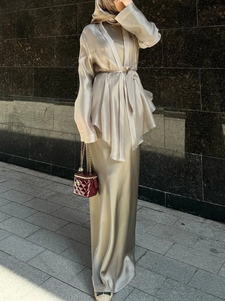 Ensemble kimono deux pièces élégant