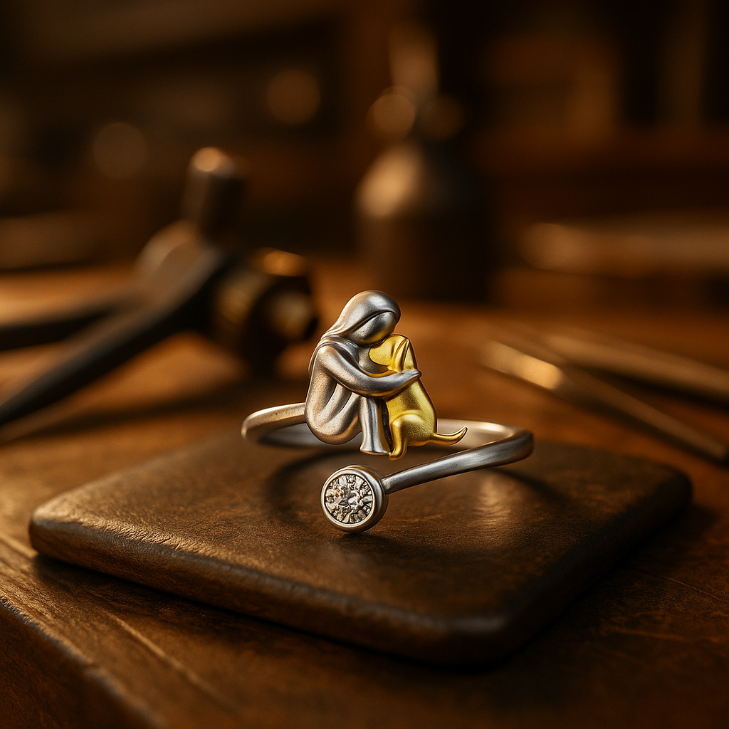 The Eternal Embrace - Adjustable Ring