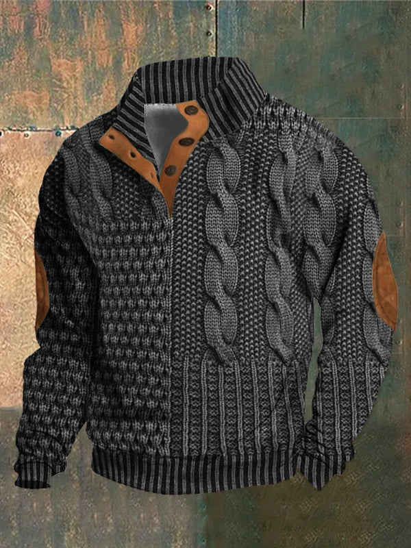 WARM PATTERNED PULLOVER
